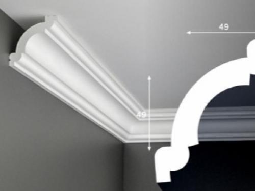 Потолочный плинтус для натяжного потолка. Как выбрать потолочный плинтус? 05 Потолочный плинтус для натяжного потолка. Как выбрать потолочный плинтус? 05
