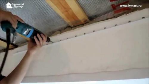 Монтаж тканевого потолка. Как сделать тканевый натяжной потолок своими руками