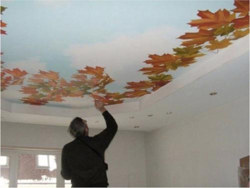 Как обновить натяжной потолок. Разновидности натяжных потолков