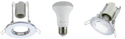 Как выбрать и установить светильники для натяжного потолка. Разновидности светильников