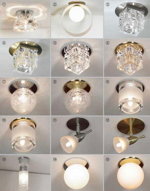 Как выбрать и установить светильники для натяжного потолка. Разновидности светильников 15