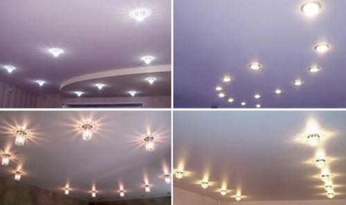 Как выбрать точечные светильники для натяжных потолков